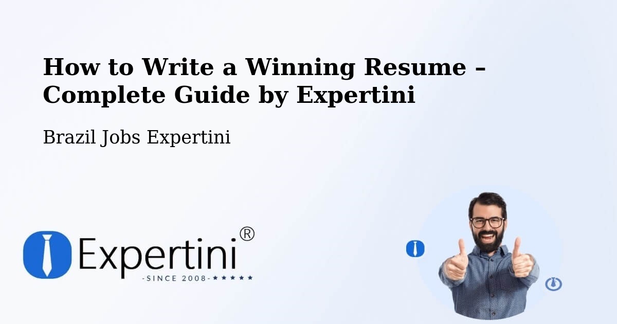 Resume Writing Guide for Job Seekers – Formiga - Formiga, Brazil Jobs Expertini