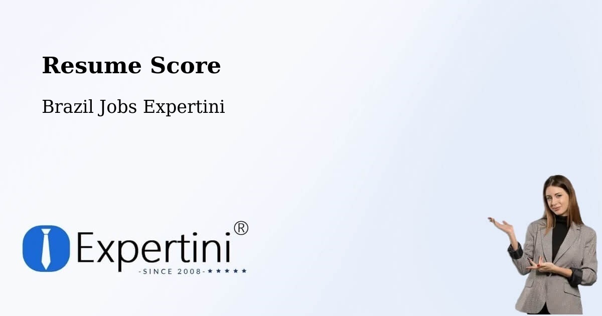 Resume Score & Job Description Match Tool – Formiga - Brazil Jobs Expertini